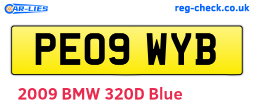 PE09WYB are the vehicle registration plates.