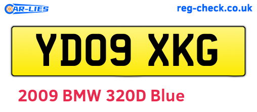 YD09XKG are the vehicle registration plates.