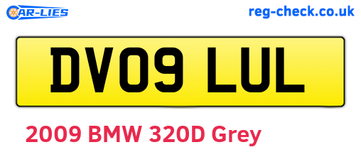 DV09LUL are the vehicle registration plates.