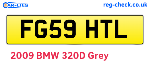FG59HTL are the vehicle registration plates.