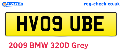HV09UBE are the vehicle registration plates.
