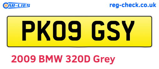 PK09GSY are the vehicle registration plates.
