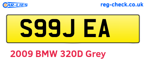 S99JEA are the vehicle registration plates.