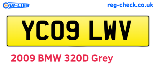 YC09LWV are the vehicle registration plates.