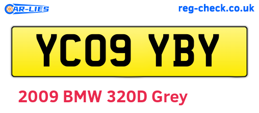 YC09YBY are the vehicle registration plates.