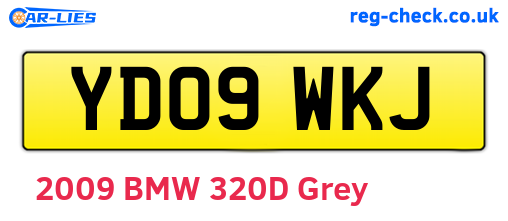 YD09WKJ are the vehicle registration plates.