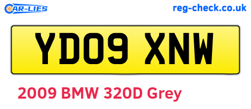 YD09XNW are the vehicle registration plates.