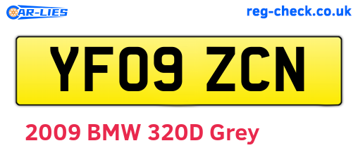 YF09ZCN are the vehicle registration plates.