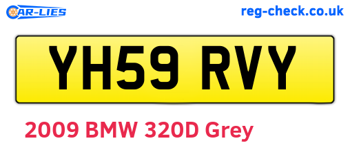 YH59RVY are the vehicle registration plates.