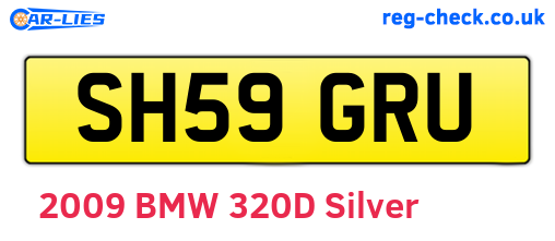 SH59GRU are the vehicle registration plates.