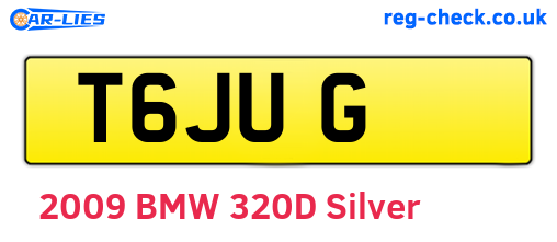T6JUG are the vehicle registration plates.