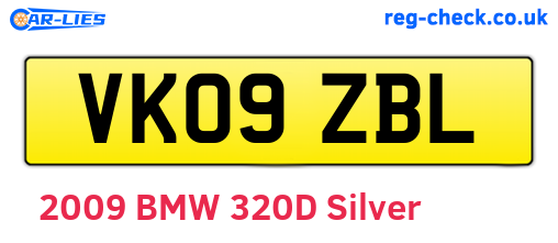 VK09ZBL are the vehicle registration plates.