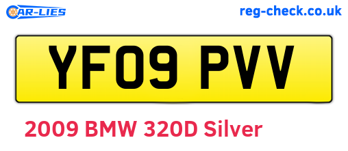 YF09PVV are the vehicle registration plates.