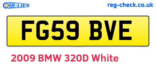 FG59BVE are the vehicle registration plates.