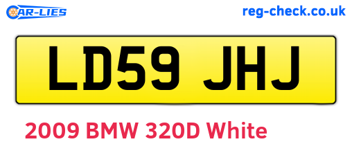 LD59JHJ are the vehicle registration plates.