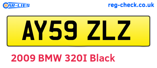 AY59ZLZ are the vehicle registration plates.