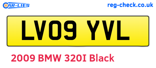LV09YVL are the vehicle registration plates.