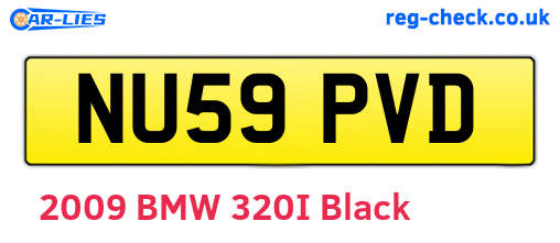 NU59PVD are the vehicle registration plates.