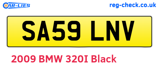 SA59LNV are the vehicle registration plates.