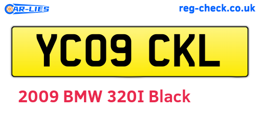 YC09CKL are the vehicle registration plates.