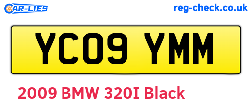 YC09YMM are the vehicle registration plates.