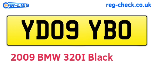 YD09YBO are the vehicle registration plates.