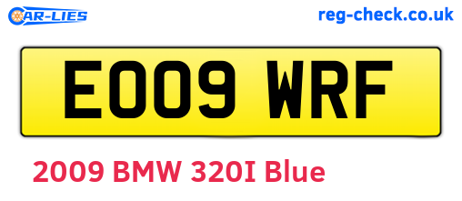 EO09WRF are the vehicle registration plates.