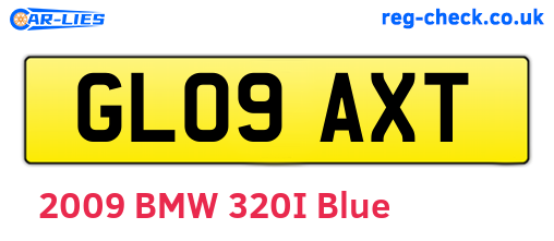 GL09AXT are the vehicle registration plates.
