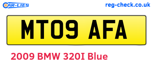 MT09AFA are the vehicle registration plates.