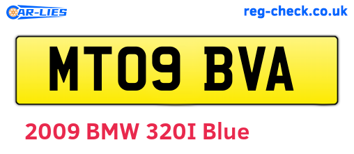 MT09BVA are the vehicle registration plates.
