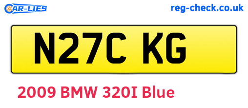 N27CKG are the vehicle registration plates.