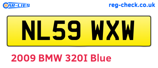 NL59WXW are the vehicle registration plates.