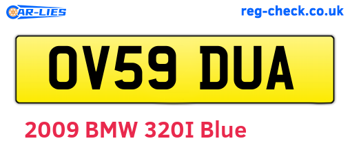 OV59DUA are the vehicle registration plates.
