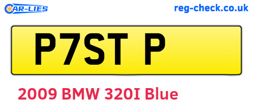 P7STP are the vehicle registration plates.