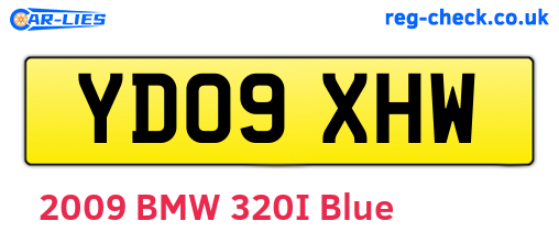 YD09XHW are the vehicle registration plates.