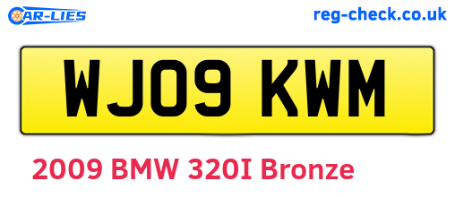 WJ09KWM are the vehicle registration plates.