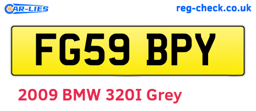FG59BPY are the vehicle registration plates.