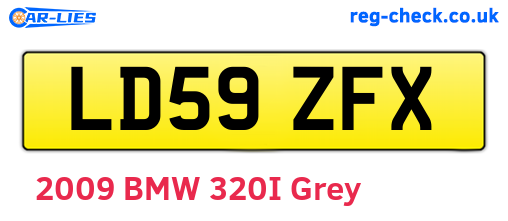 LD59ZFX are the vehicle registration plates.