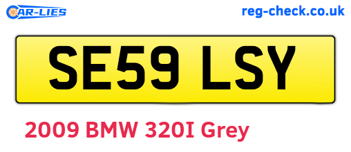SE59LSY are the vehicle registration plates.