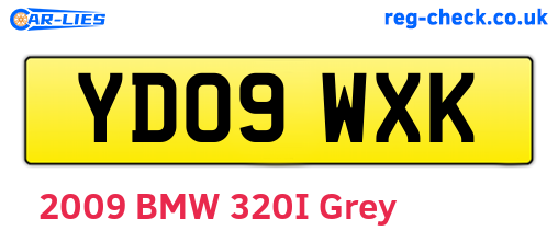 YD09WXK are the vehicle registration plates.