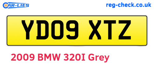 YD09XTZ are the vehicle registration plates.