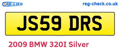 JS59DRS are the vehicle registration plates.
