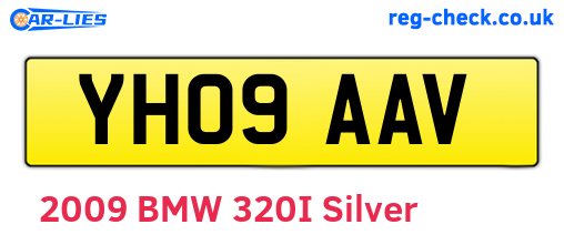YH09AAV are the vehicle registration plates.