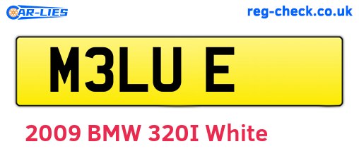 M3LUE are the vehicle registration plates.