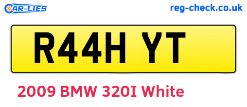 R44HYT are the vehicle registration plates.