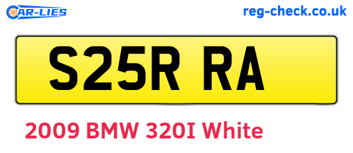 S25RRA are the vehicle registration plates.