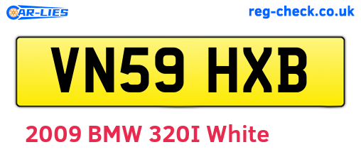 VN59HXB are the vehicle registration plates.