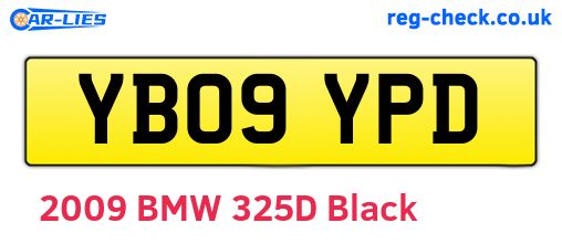 YB09YPD are the vehicle registration plates.