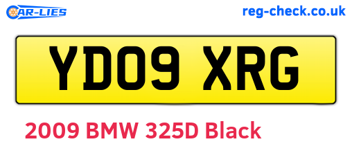 YD09XRG are the vehicle registration plates.