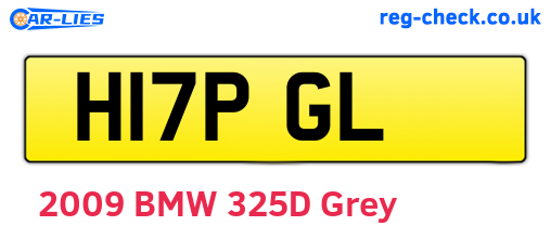 H17PGL are the vehicle registration plates.